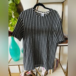 Zara Textured Zebra Shirt